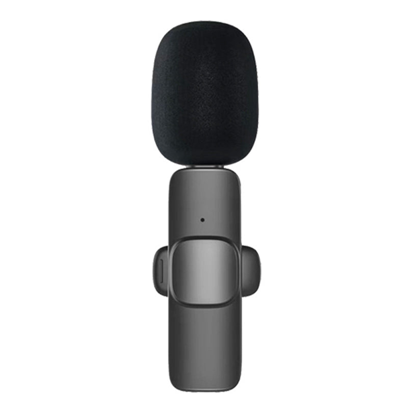 K1 Wireless Clip Microphone 2.4G Wireless Lapel Mic for Mobile Phone Live Stream / Interview / Short Video (Type-C Charging Version)