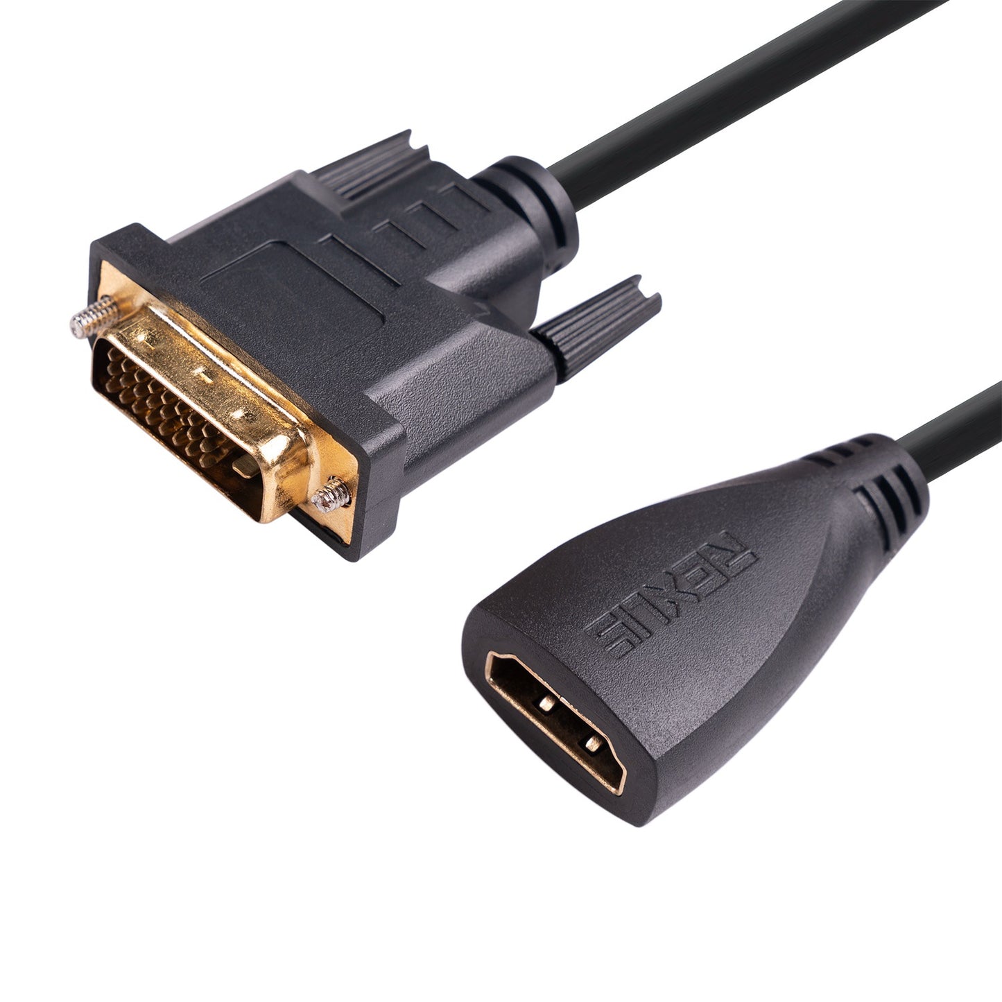 3343 DVI24+1 / DVI-D Male to HDMI Female Video Adapter Cable for PC Monitor Projector TV Box