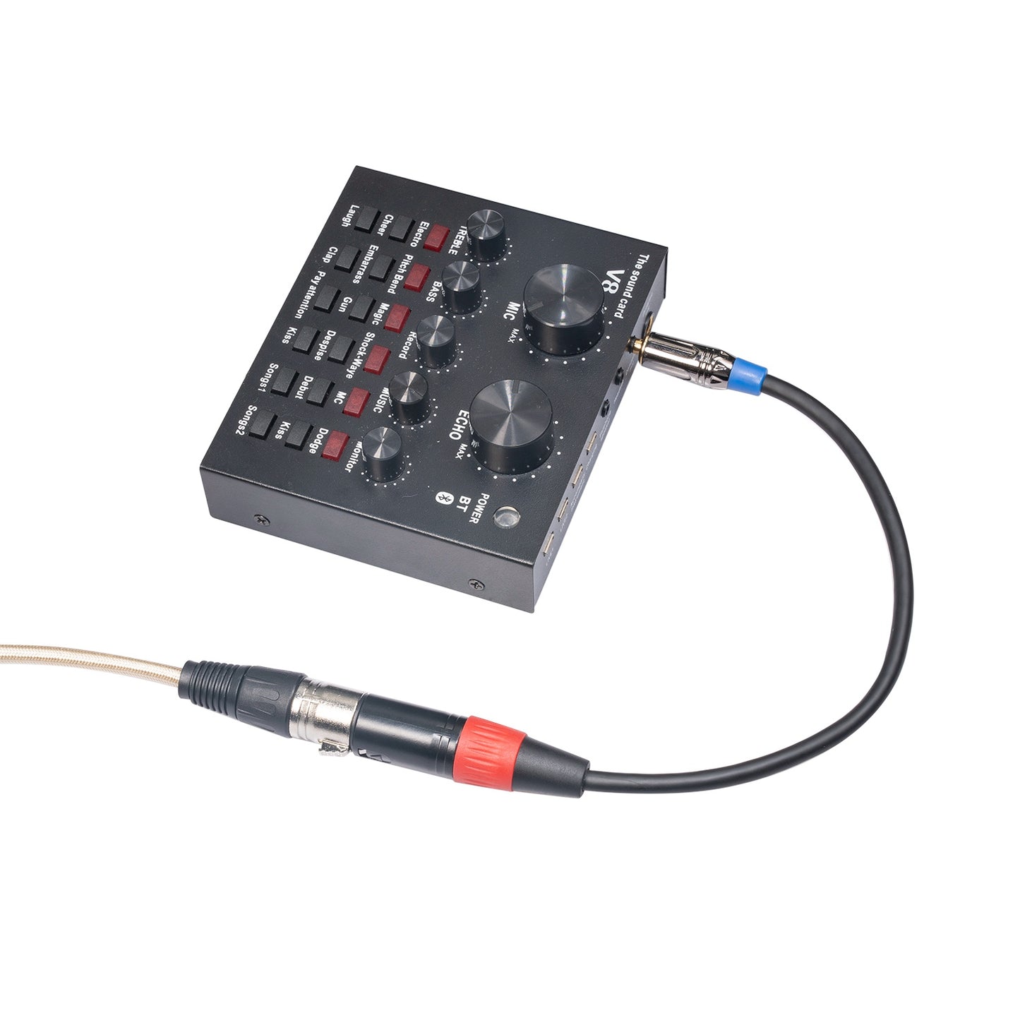TC194BUXK108-03 0.3m 3.5mm Male to XLR Male Audio Cable Microphone Adapter Cord