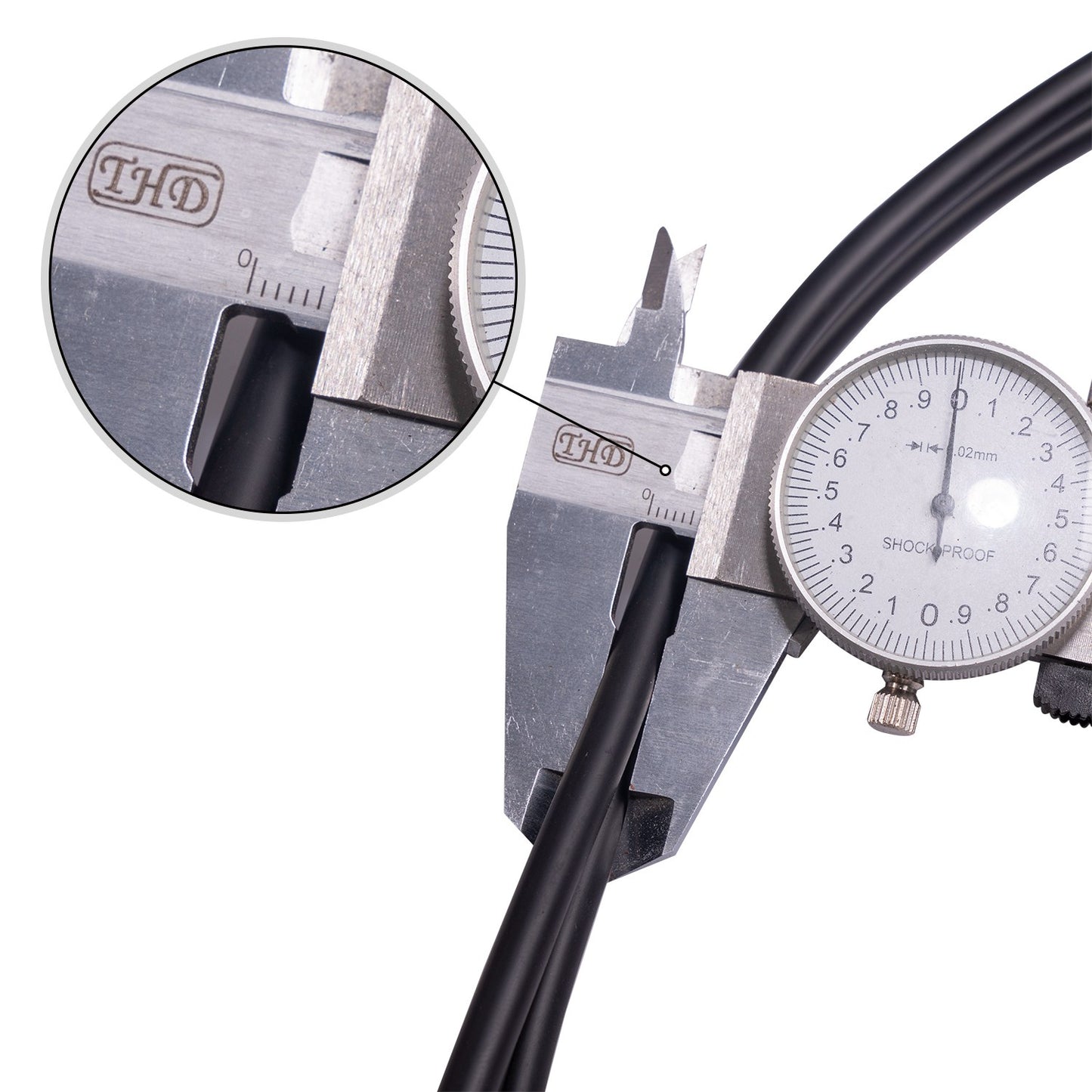 2m 2 RCA to Dual 1 / 4inch Mono 6.35mm Male Jack Aluminum Alloy Shell Audio Cable for Mixer Console Amplifier Speaker Home Theater System