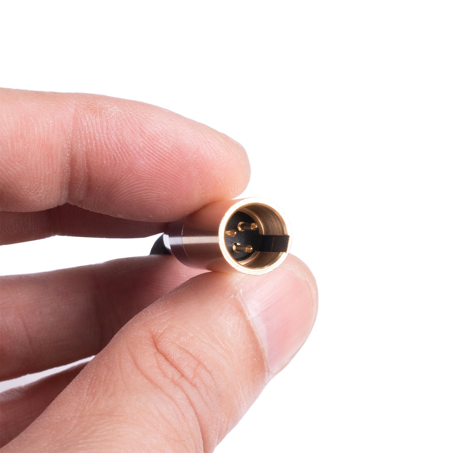Internal Thread 3.5mm Jack to 3Pin Mini XLR Gold Plated Adapter Cable for Microphone Cameras