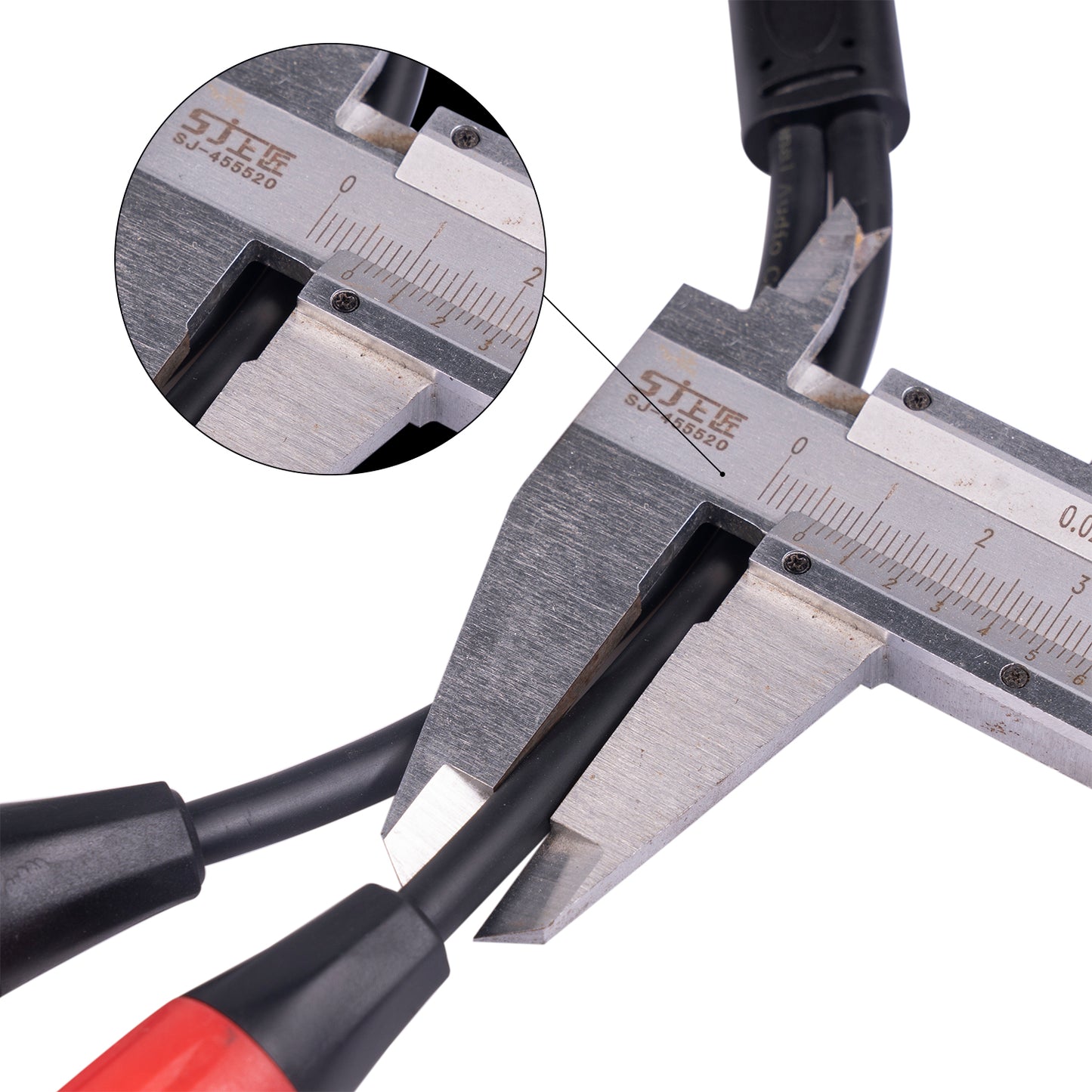 TC227YXK402-03 0.3m 3.5mm Female to Dual XLR 3 Pin Male Audio Cable AUX Converter Cord