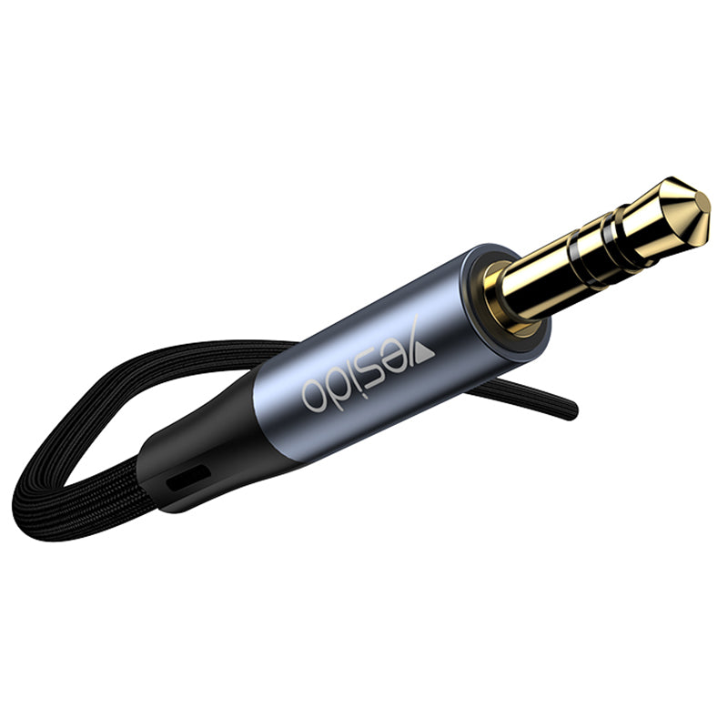 Uniqkart YAU39 3.5mm Stereo Audio Cable Extension Cord 1m Long AUX Male to Male Cable for Headphones Home / Car Stereo System