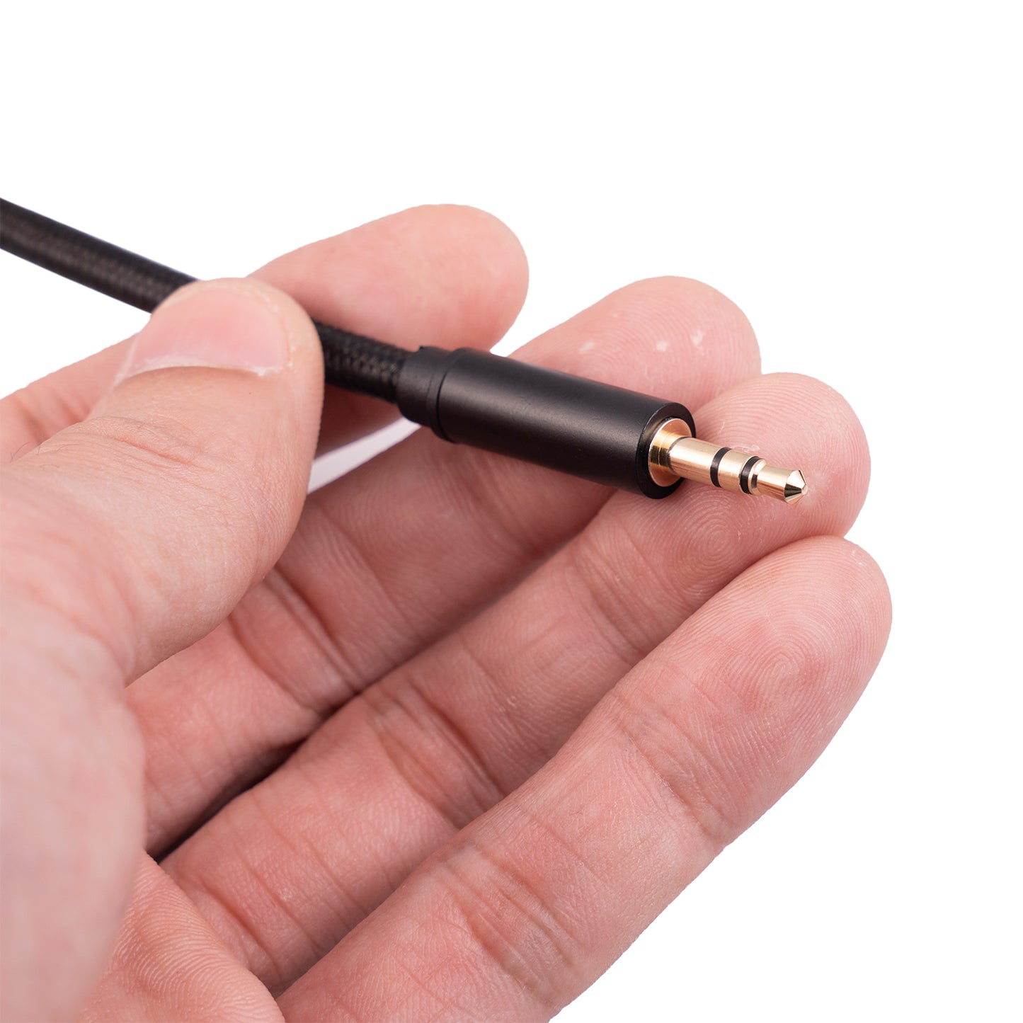 3662BK 2m For Mixer Amplifier 3.5mm to 6.35mm Male to Male Audio Adapter Gold Plated Jack Aux Cable