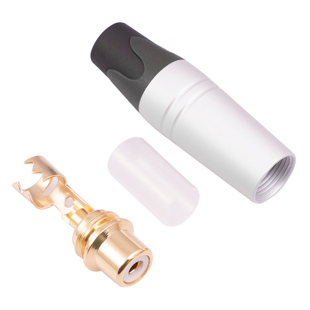 TR056 RCA Female Plug Adapter Speaker Plug RCA Jack Gold-Plated Solder Connector for Audio Cable Extension