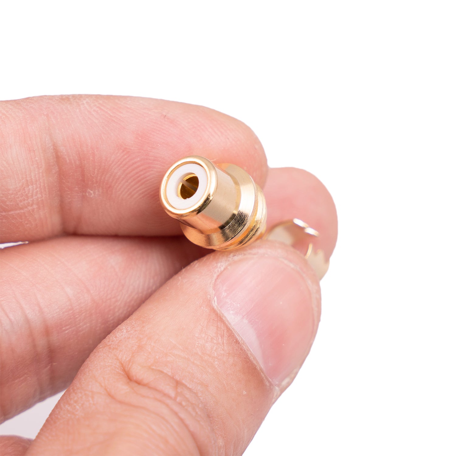 TR056 RCA Female Plug Adapter Speaker Plug RCA Jack Gold-Plated Solder Connector for Audio Cable Extension
