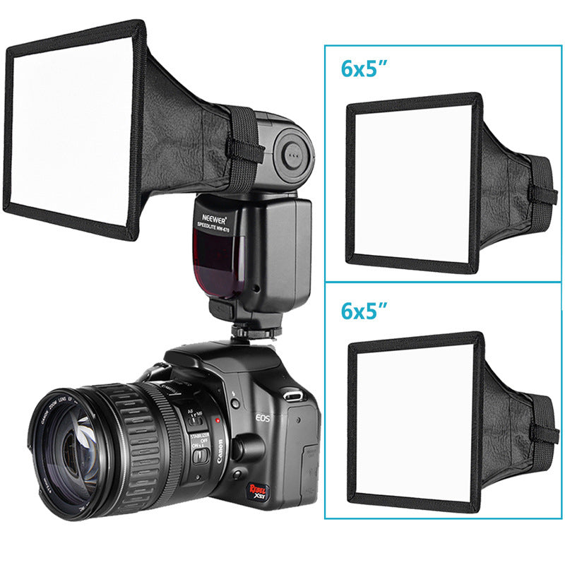 NEEWER N-65 Speedlite Softbox Flash Light Reflector Diffuser Soft Box for DSLR Cameras