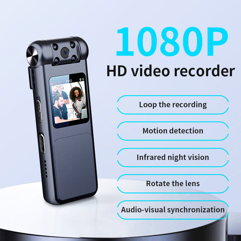 V18 32GB 1080P HD Back Clip Video Recorder Camera with Motion Detection and Infrared Night Vision