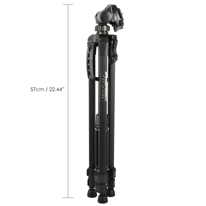 WEIFENG 3520 Aluminum Alloy with Three-way Panel Ball Head Tripod for Canon Nikon Sony SLR (with Maximum Load of 3kg)