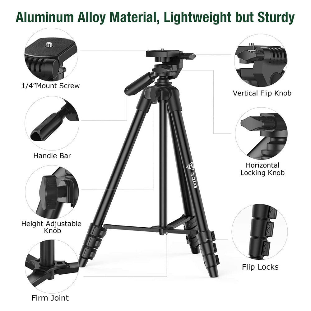 WONEW ZJ20 Camera Phone Universal Tripod Mount with Bluetooth Remote for Photography Live Broadcast