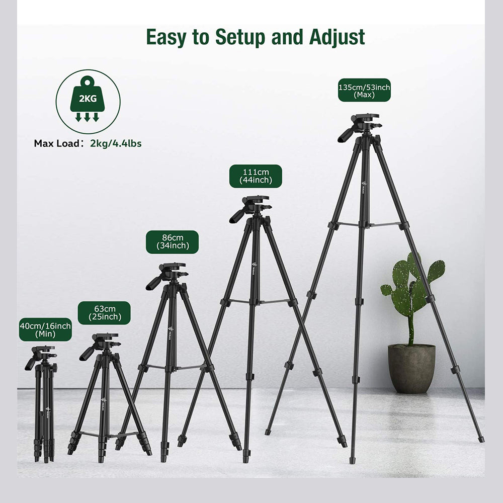 WONEW ZJ20 Camera Phone Universal Tripod Mount with Bluetooth Remote for Photography Live Broadcast