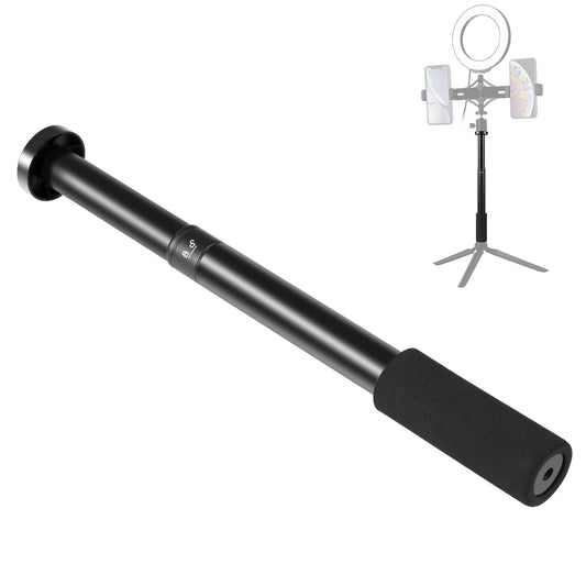 PULUZ 1/4inch Screw Aluminum Alloy Handheld Adjustable Tripod Mount Monopod Extension Central Shaft Rod