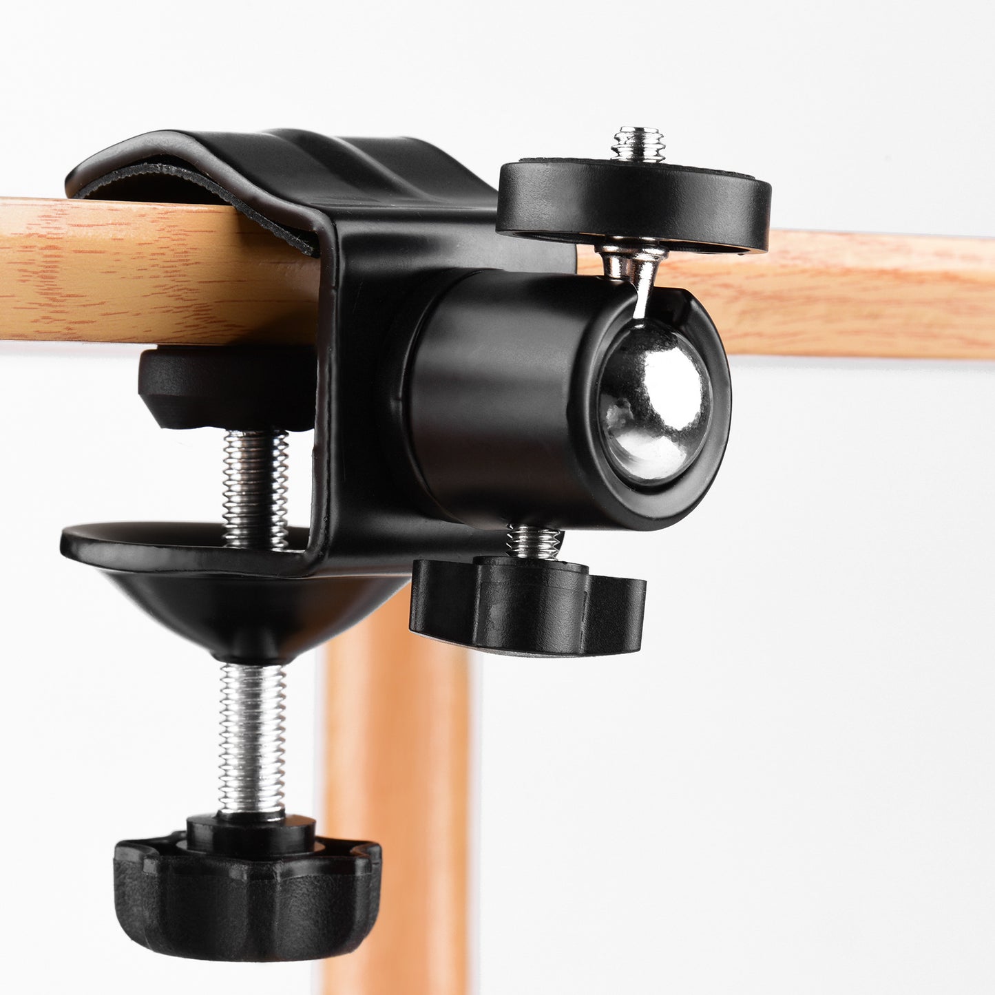 U Type Clip Clamp Bracket with Ball Head for Camera Lighting Boom Arm Flash Light Stand