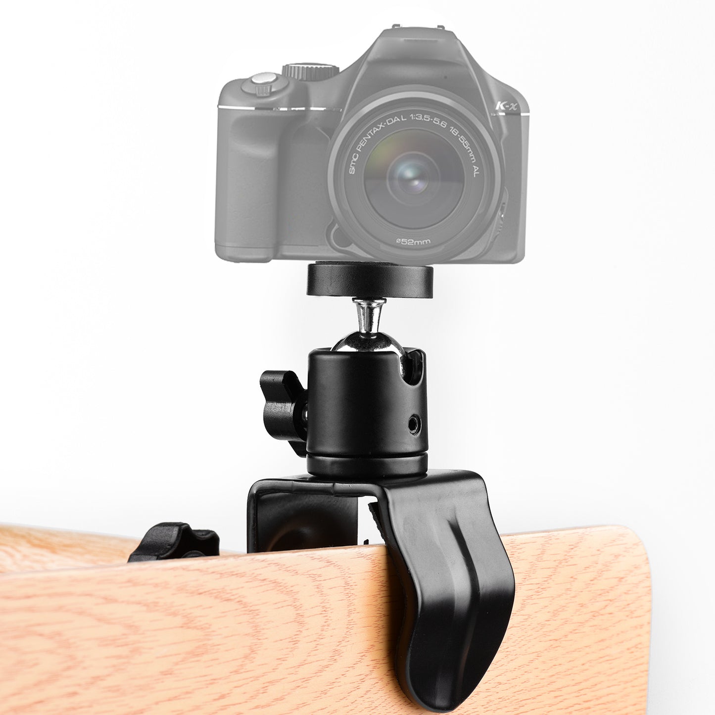 U Type Clip Clamp Bracket with Ball Head for Camera Lighting Boom Arm Flash Light Stand