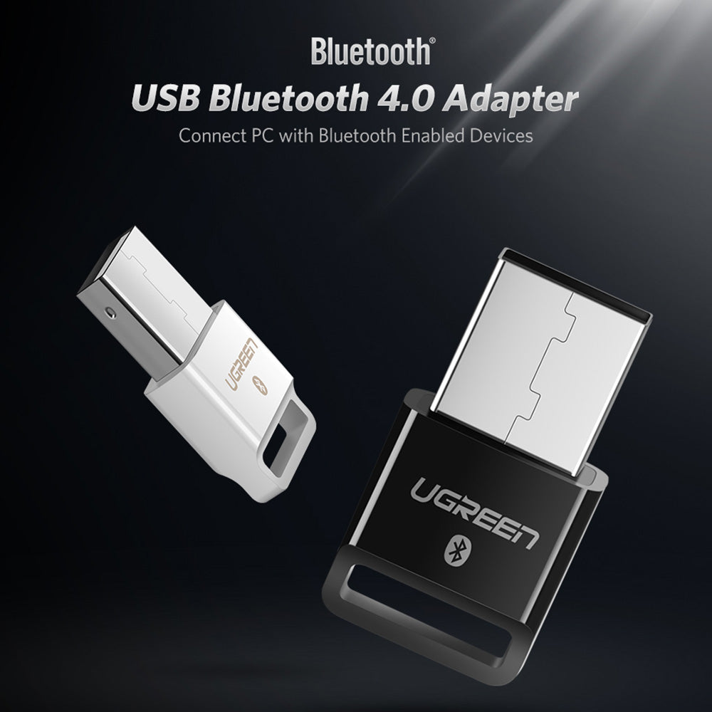 UGREEN USB Bluetooth 4.0 Adapter Wireless Dongle Transmitter and Receiver for PC with Windows 10 8 7 XP