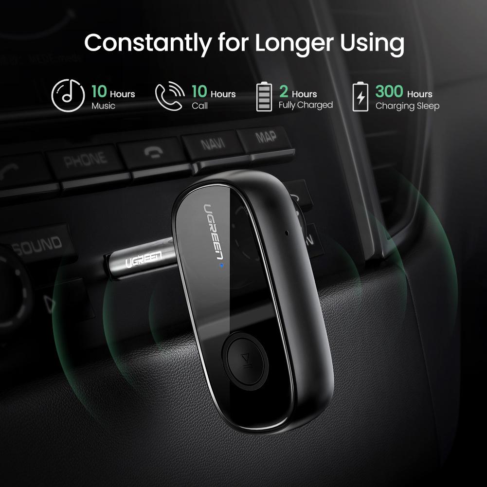 Uniqkart Bluetooth 5.0 Receiver aptX LL 3.5mm AUX Jack Wireless Adapter