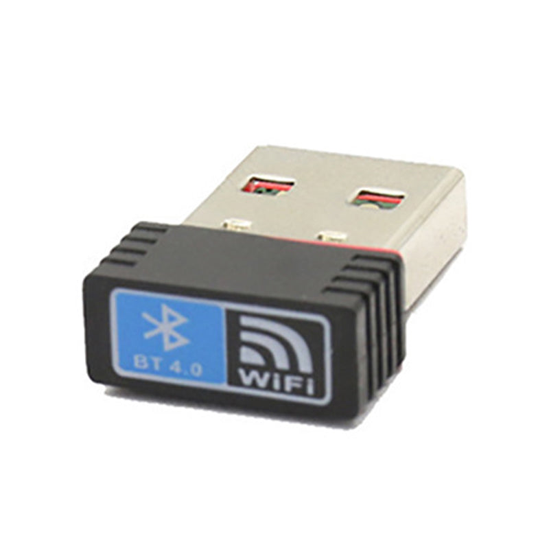 RTL8723BU USB WiFi + Bluetooth 4.0 Adapter 150Mbps Transmission Rate 2-in-1 Adapter Portable Mini USB WiFi Converter for Bluetooth Speaker / Mouse / Keyboard