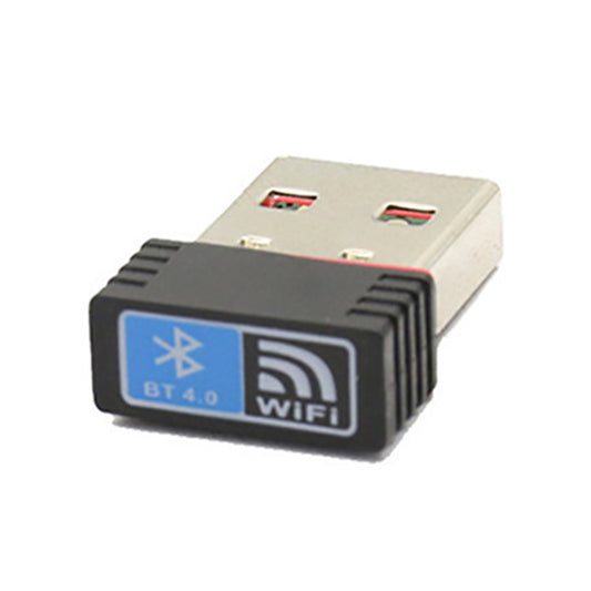 RTL8723BU USB WiFi + Bluetooth 4.0 Adapter 150Mbps Transmission Rate 2-in-1 Adapter Portable Mini USB WiFi Converter for Bluetooth Speaker / Mouse / Keyboard