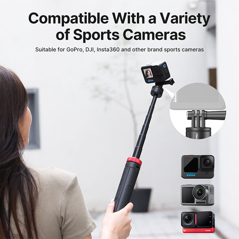 Uniqkart 3113 Go-QuickII 1.4m Magnetic Adsorption Quick Release Portable Telescopic Tripod SLR Camera Handheld Bracket Photography Tripod