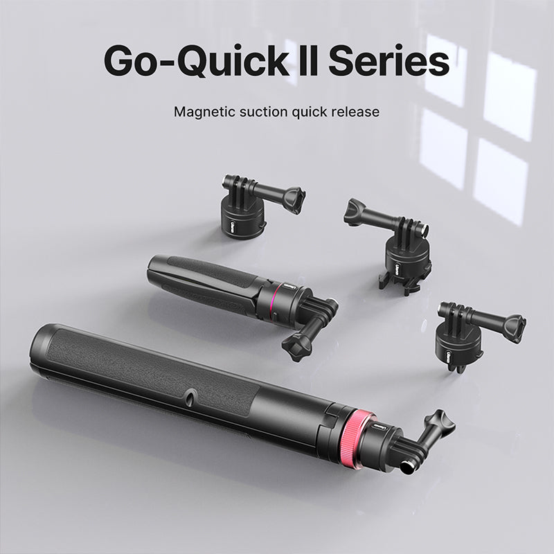 Uniqkart 3113 Go-QuickII 1.4m Magnetic Adsorption Quick Release Portable Telescopic Tripod SLR Camera Handheld Bracket Photography Tripod