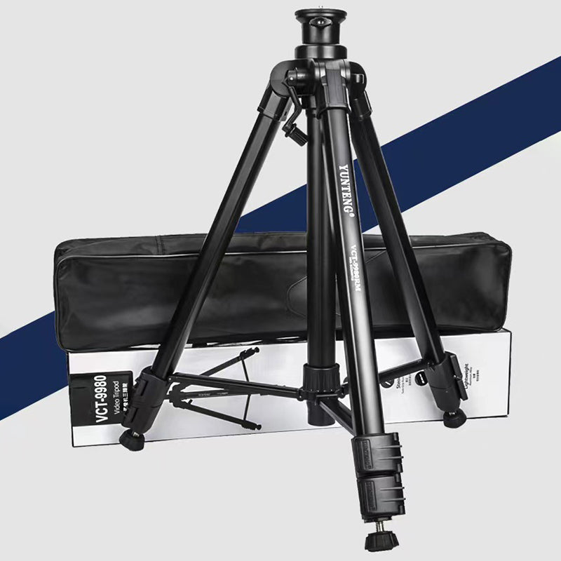 YUNTENG VCT-9980 Camera Tripod Stand Portable Cell Phone Mount Holder with Carrying Bag for Selfie / Vlogging / Video Recording