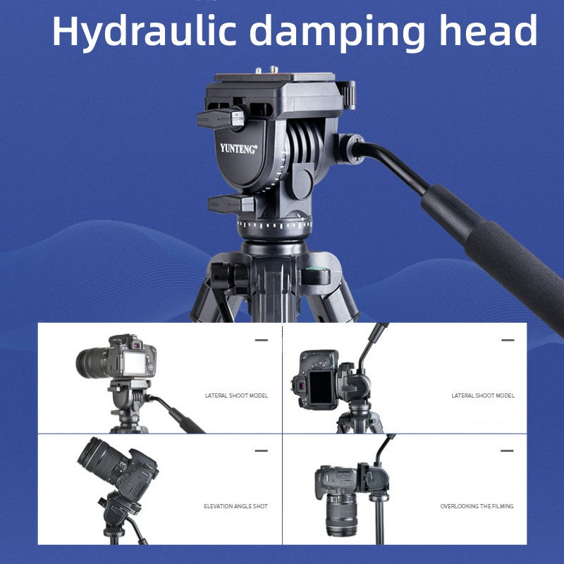 Uniqkart VT-6006 Camera Tripod for Canon Nikon Aluminum Alloy DSLR Tripod Camera Stand with Ball Head and Quick Release Plate