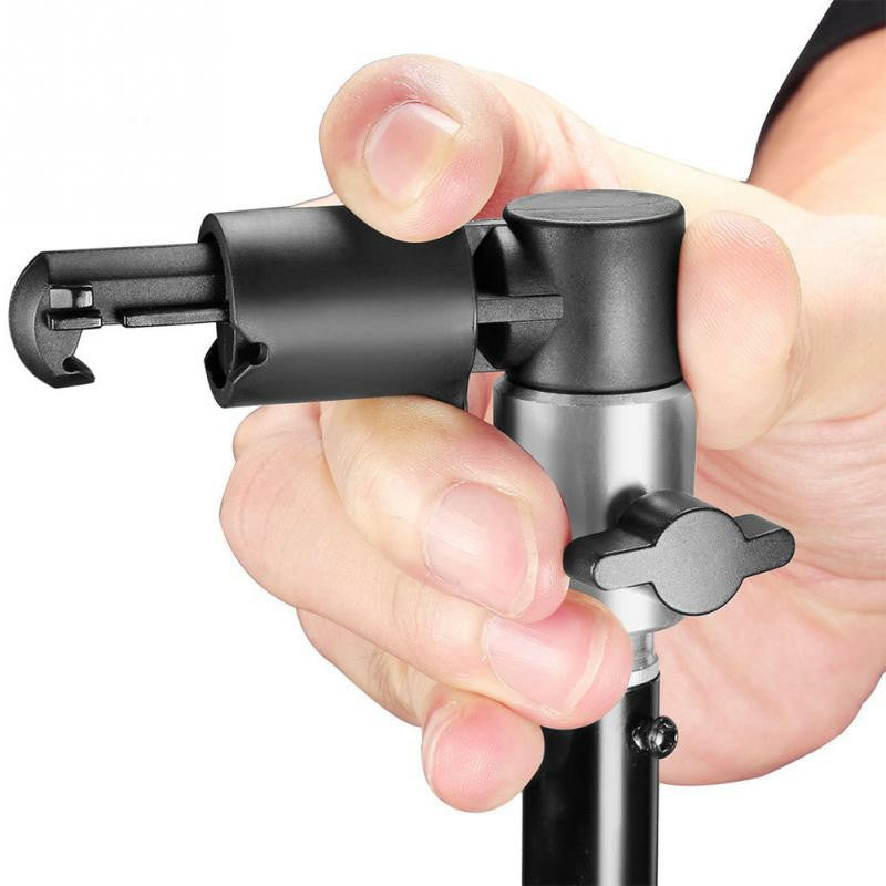 Reflective Plate Holder for Photography Video Studio Background Plate Holder Light Bracket Adapter