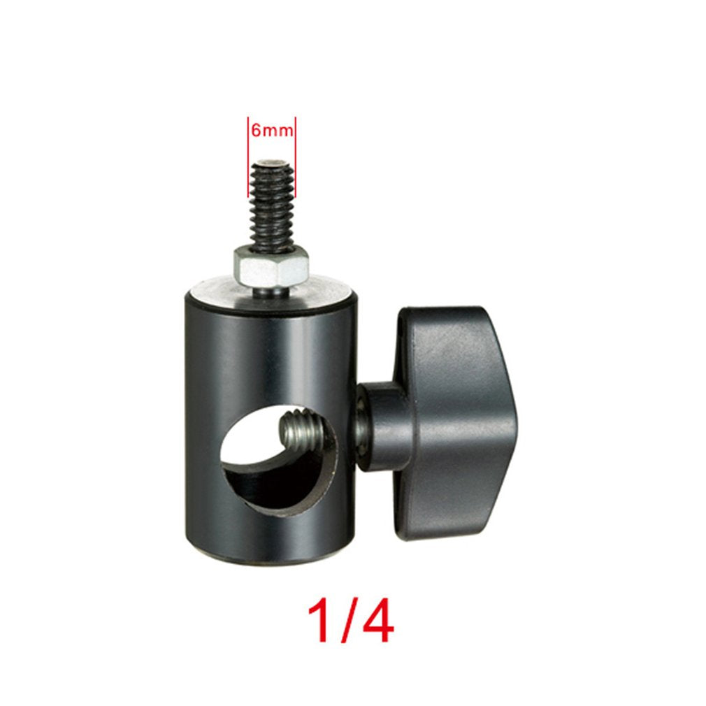 Tripod Light Stand 1/4 Adapter Converter with Screw Knob for LED Light Monitor Flash Light
