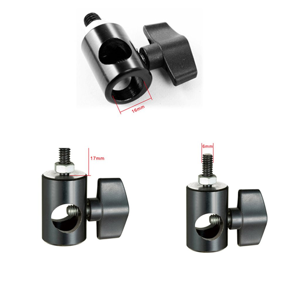 Tripod Light Stand 1/4 Adapter Converter with Screw Knob for LED Light Monitor Flash Light