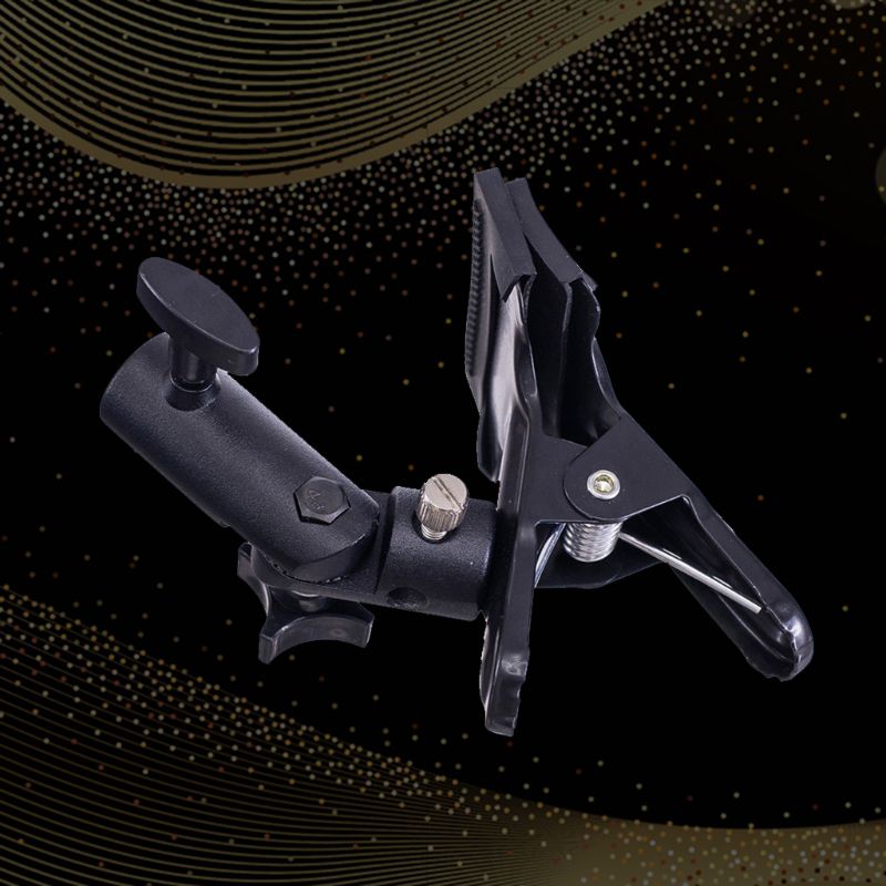 Reflector Clamp Clip Holder Bracket Stand Adapter Mount for Reflector Light Stand Umbrella Background