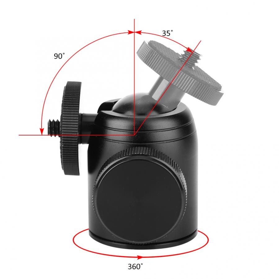 Mini Tripod Ball Head 360 Degree Swivel Ballhead Video Stand Panoramic Heads for DSLR Camera