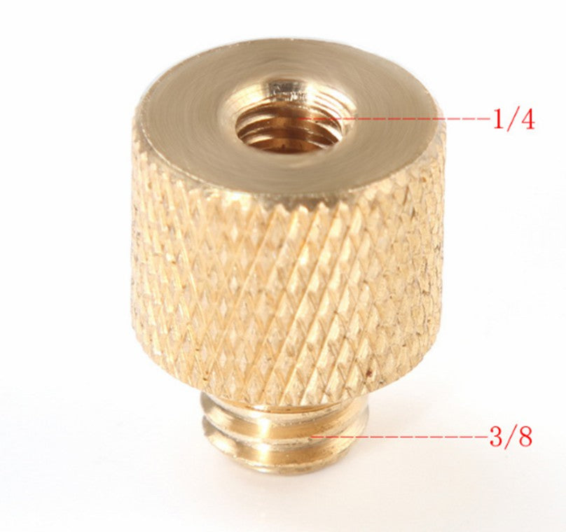 Camera Screw 1/4 inch to 3/8 inch Conversion Quick Release Screw Tripod Mount Adapter for DSLR Camera