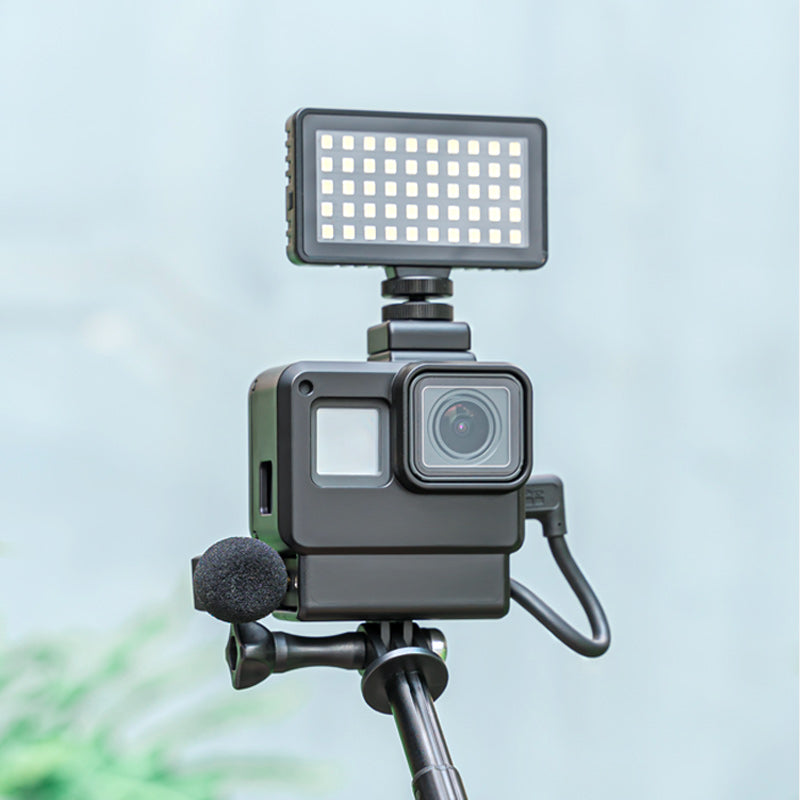 Uniqkart Portable Vlog Fill LED Light Cold Shoe Mini Video Light with ...