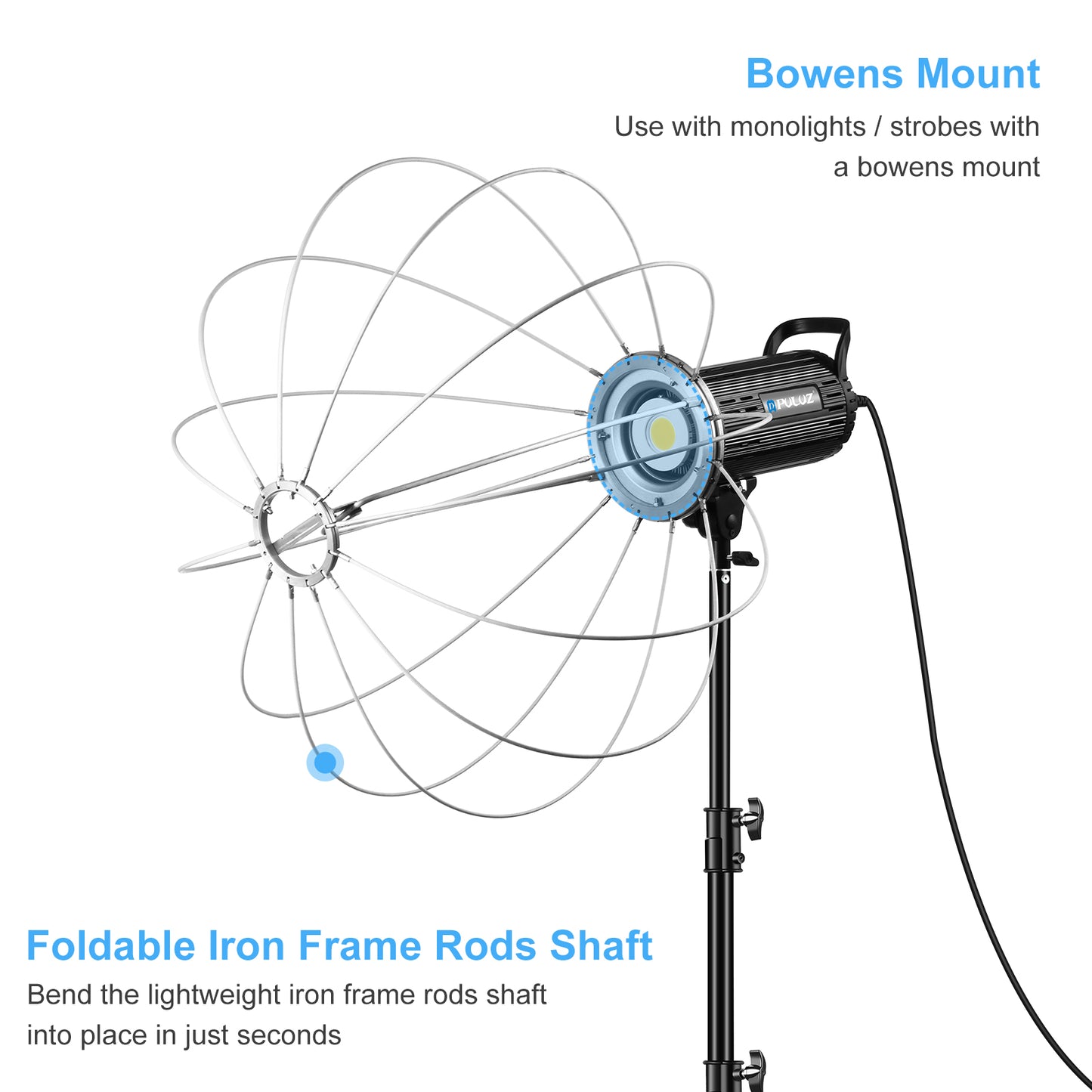 Puluz 65cm Foldable Lantern Softbox Speedlite Flash Light Diffuser Soft LED Light Box