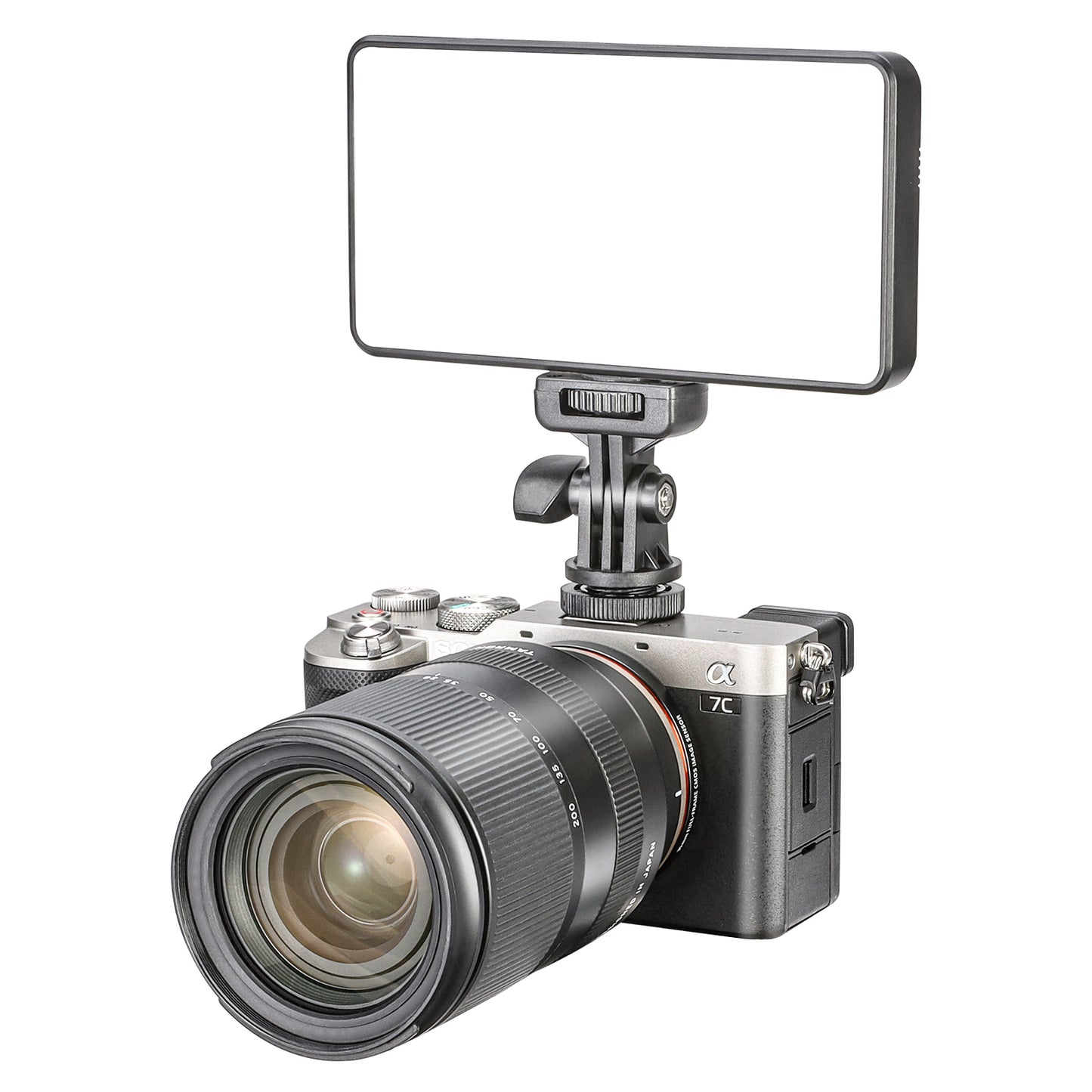 Uniqkart VIJIM VL200 Bi-Color LED Video Light Dimmable 2500K-9000K Camera Fill Light Panel Photography Lighting