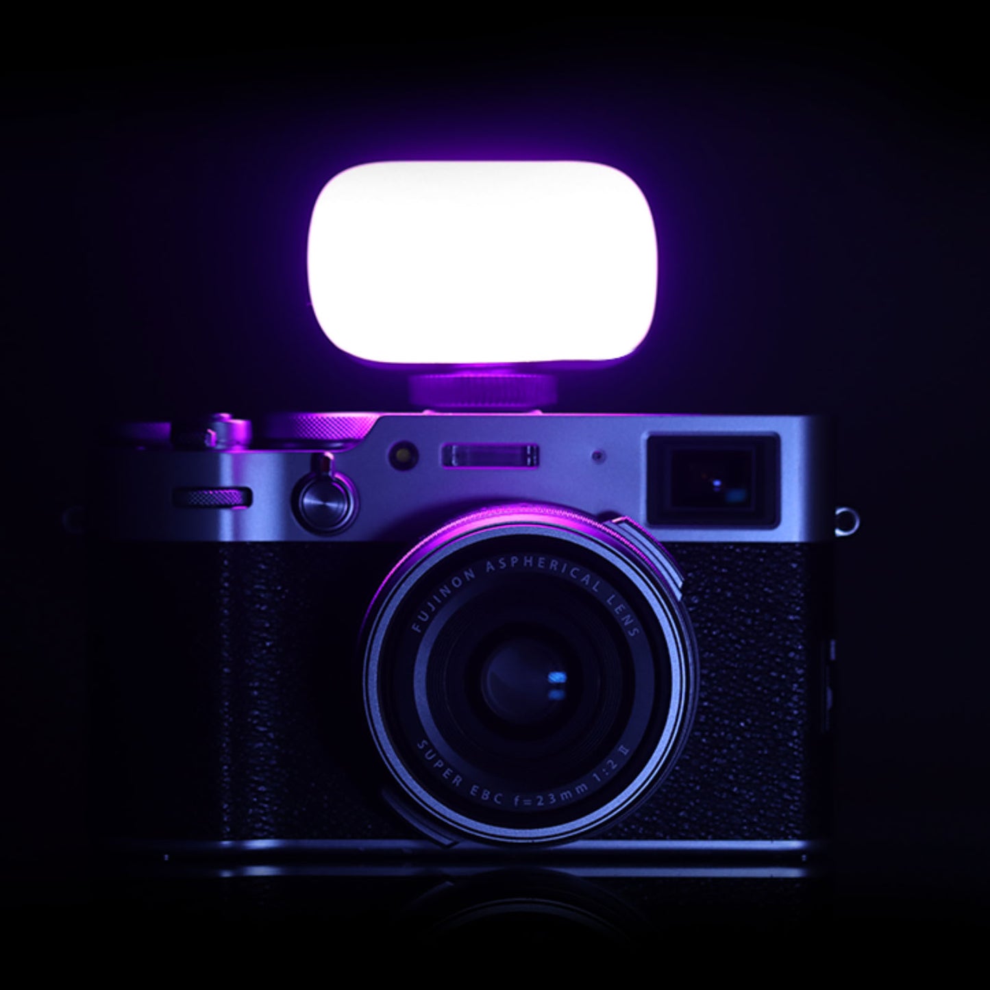 Uniqkart VL15 Mini RGB LED Video Light for Smartphone SLR Camera Youtube Tiktok Live Vlog Lighting