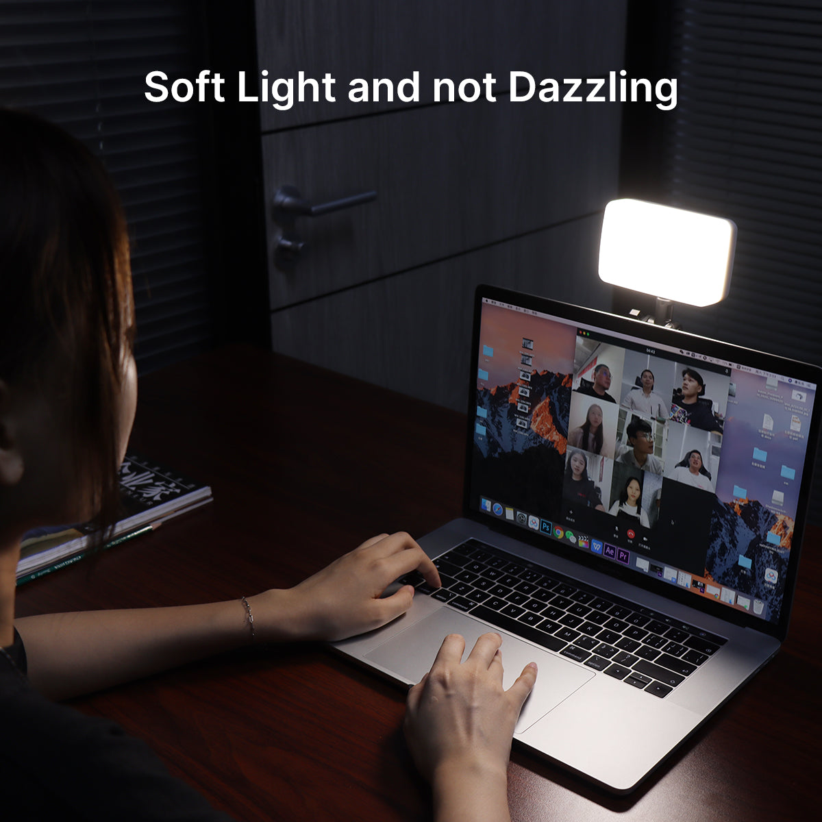 VIJIM VL120 3200K-6500K LED Video Light Vlog Pocket Light with TPU Suction Bracket