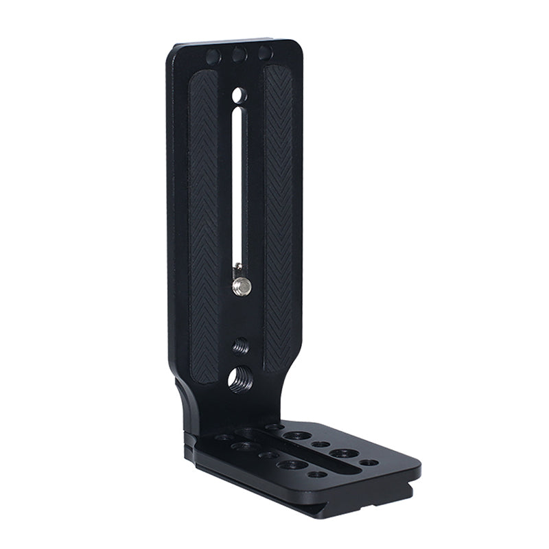 Tripod Mount Adapter Quick Release Plate Camera L-shape Bracket with 1/4 Screw Hole for DSLR Mirrorless Cameras