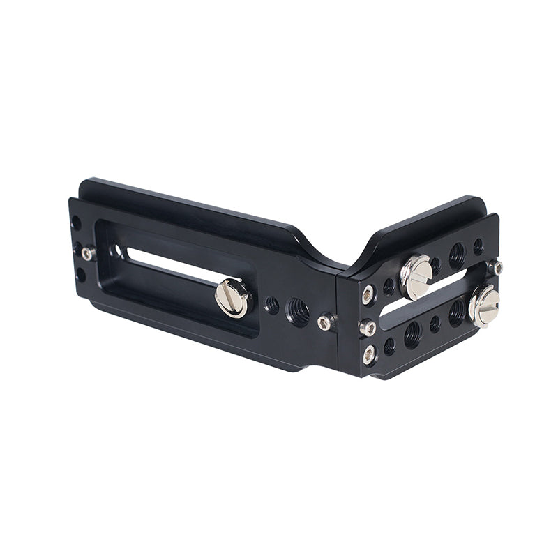 Tripod Mount Adapter Quick Release Plate Camera L-shape Bracket with 1/4 Screw Hole for DSLR Mirrorless Cameras