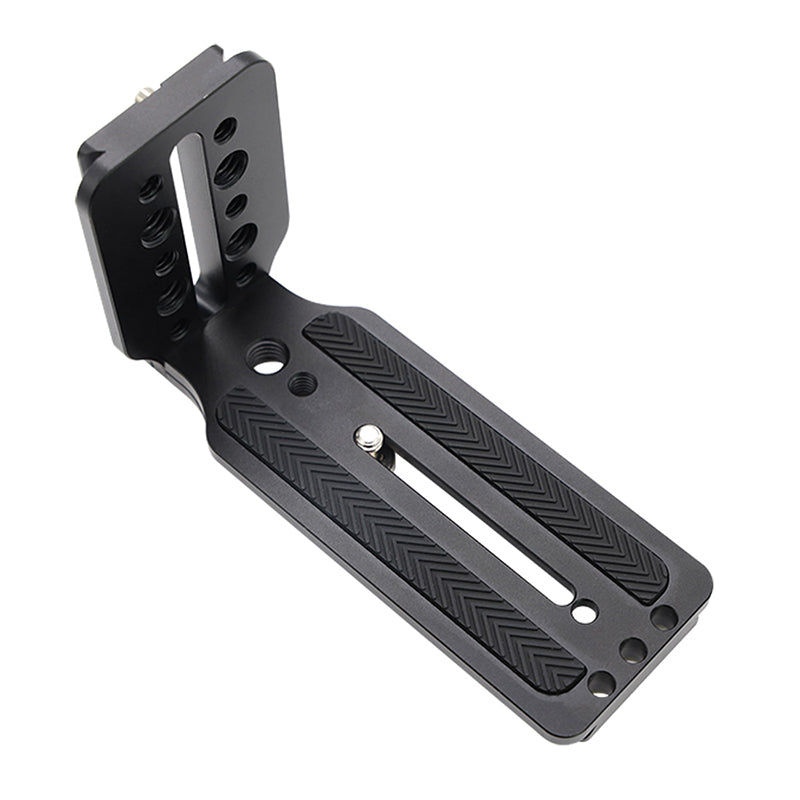 Tripod Mount Adapter Quick Release Plate Camera L-shape Bracket with 1/4 Screw Hole for DSLR Mirrorless Cameras