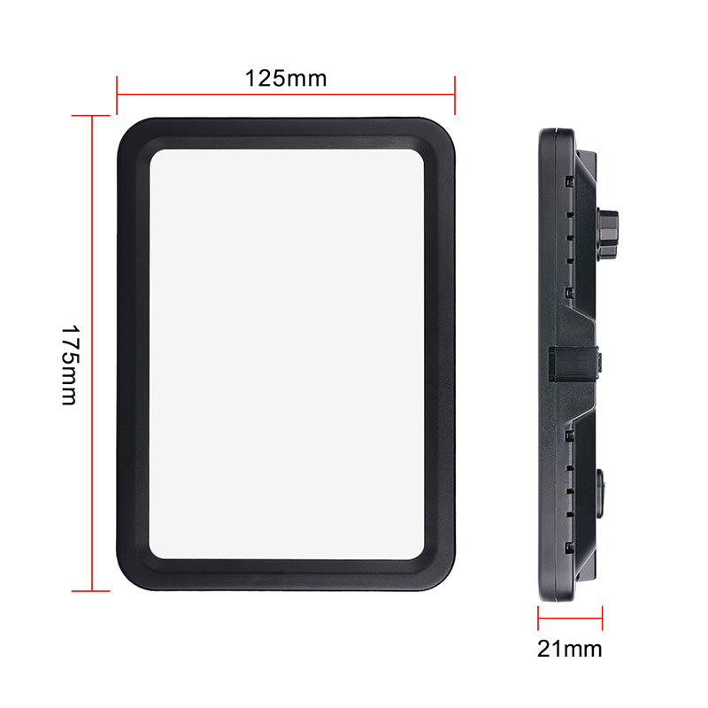 Yelangu LED204 LED Video Light Small Portable Photography Lighting with Hot Shoe 1/4 Screw Hole for SLR Camera/Video Camera/Tripod/