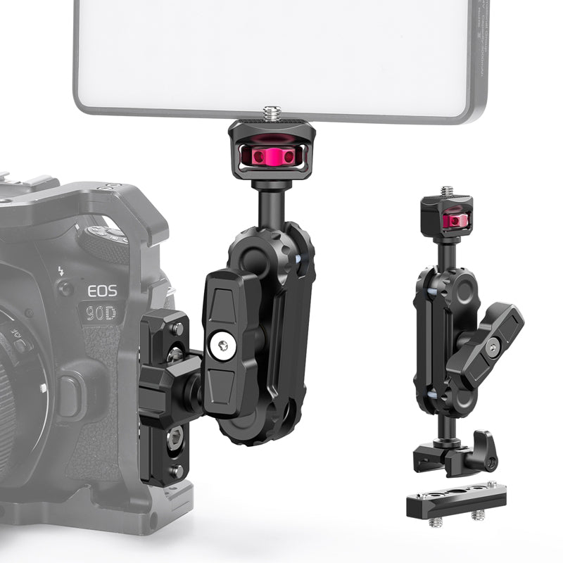 Uniqkart R103 Multi-Functional Sliding Slot Magic Arm with Clamp for Lightweight Cameras, Microphone