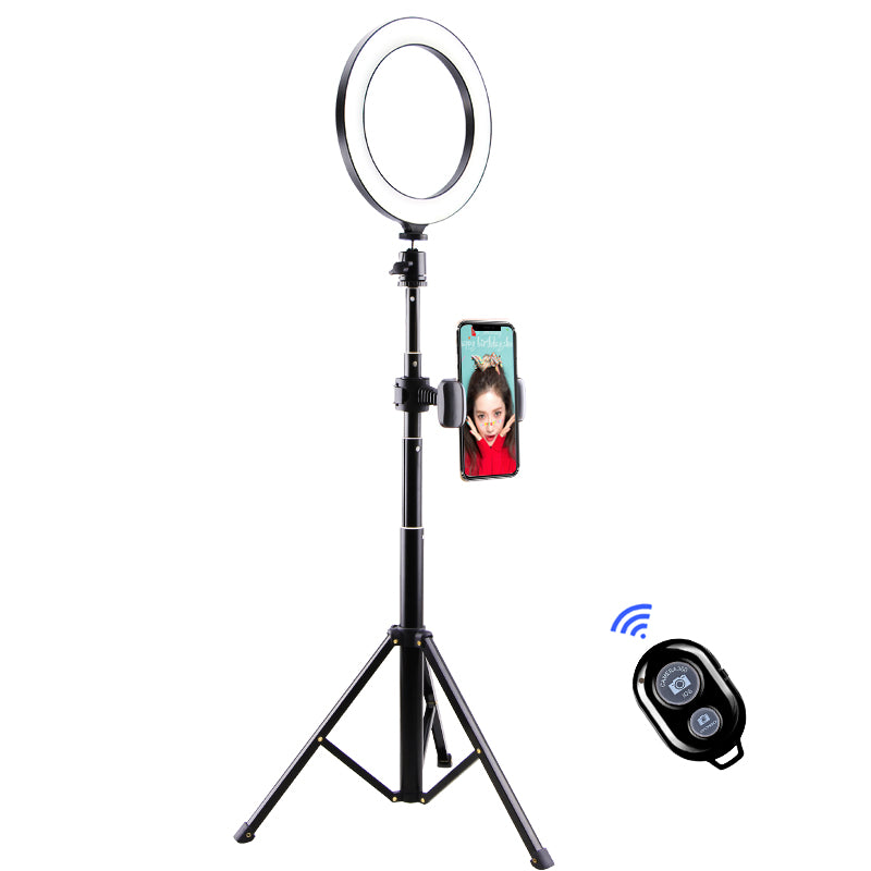 T9 Ring Photography Fill Light Set [Ring Light+Tripod Stand+Phone Bracket+Bluetooth Remote Controller]