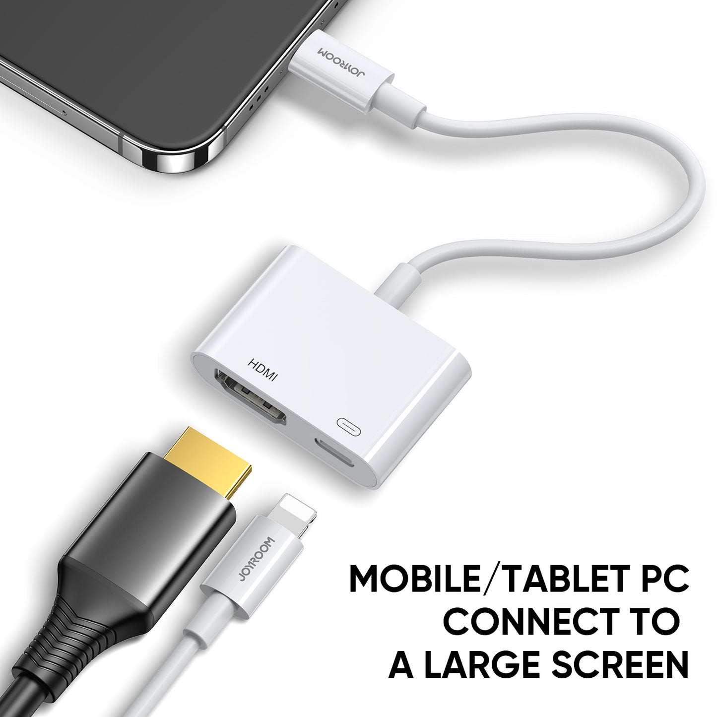 Uniqkart JR-H141 8 Pin Lightning to HDMI HD Video Adapter Converter