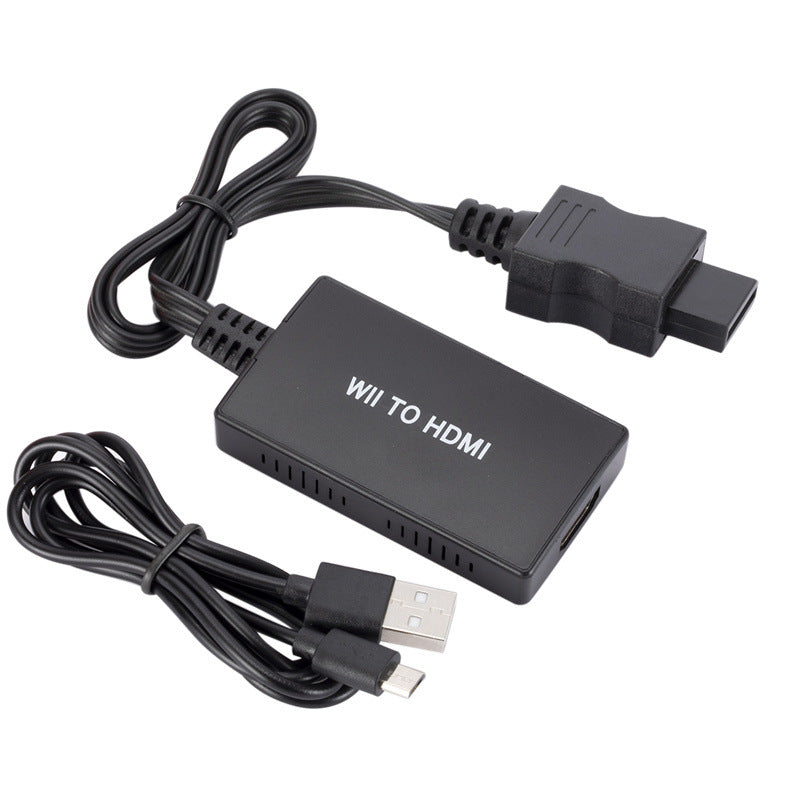 Wii to HDMI Converter HD Device Wii HDMI Adapter with 3.5mm Audio Jack &amp; HDMI Output