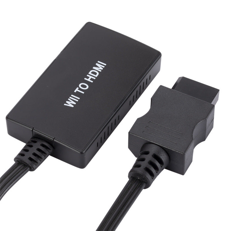 Wii to HDMI Converter HD Device Wii HDMI Adapter with 3.5mm Audio Jack &amp; HDMI Output