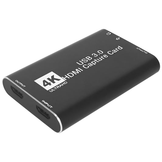 Video Capture Card with 4K 1080P HDMI 3.5mm Headphone Microphone Audio Video USB 3.0 Ports for Game Recording Live Streaming Broadcasting