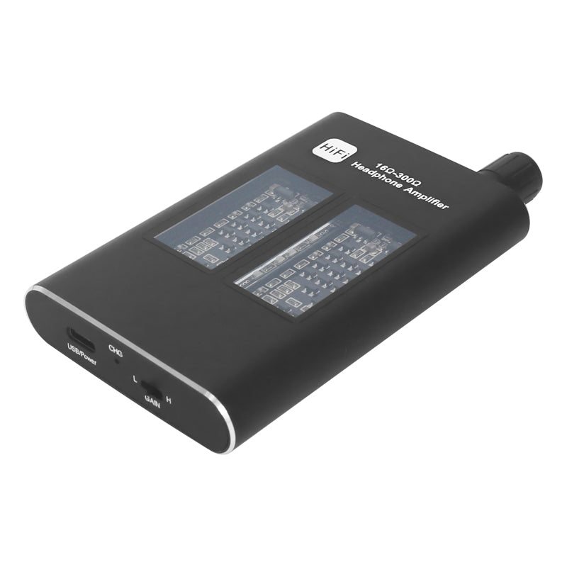 Headphone Amplifier Portable Amp 3.5mm Audio Rechargeable HiFi Earphone Headphone Amplifier with 97cm USB Cable