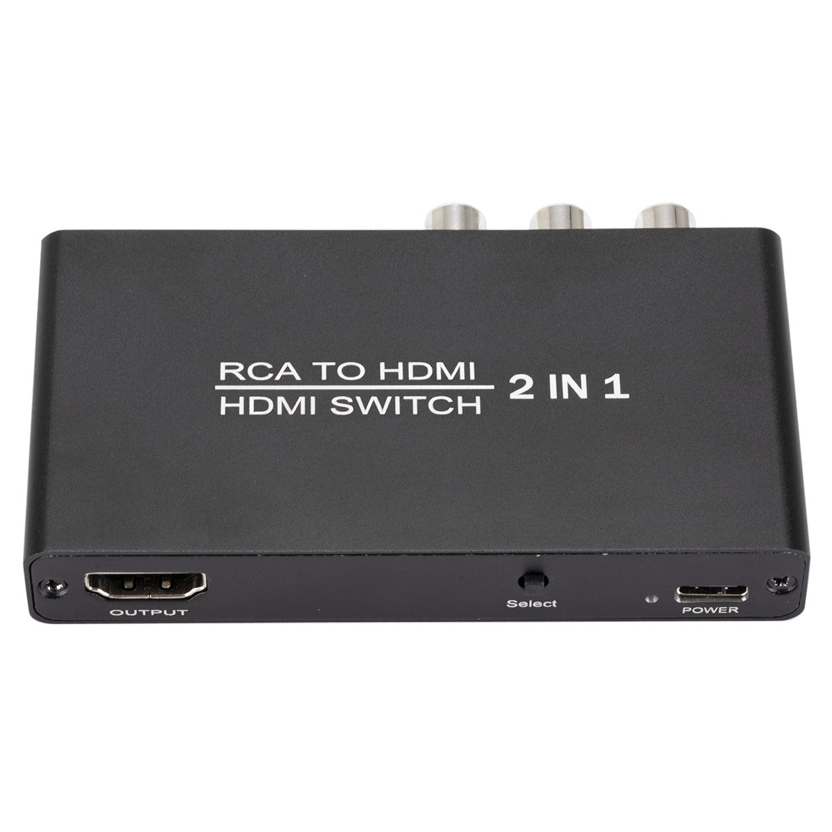 3 in 1 Output HDMI Converter Multi-port RCA to 2 HDMI Adapter Support 3840 x 2160/30Hz Home Theater for HDTV Projector