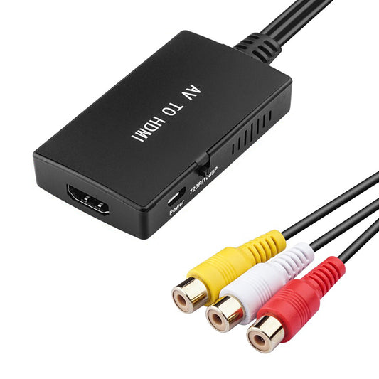 AV to HDMI 1080P Video Output PAL/NTSC4 Converter RCA Digital TV Adapter for Projectors TV Box Blue-Ray DVD